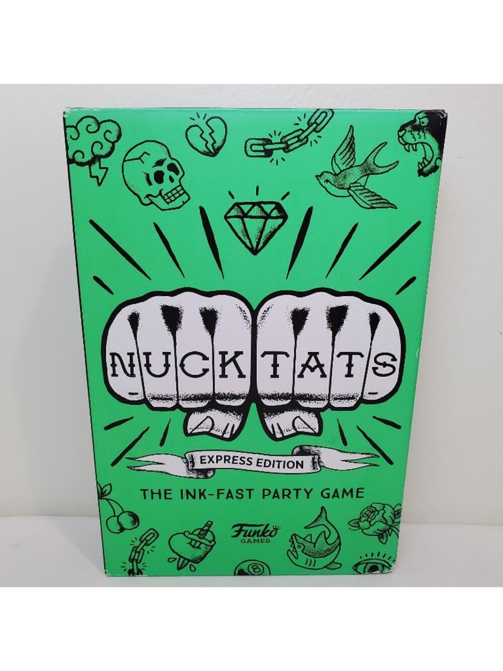 Funko Games NUCK TATS Party Game Express Edition Ages 13 and Up for 3-6 Players